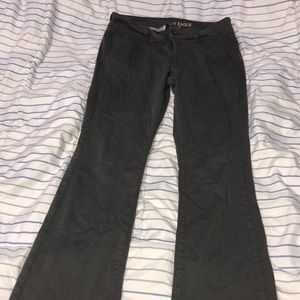 American eagle gray uniform pants